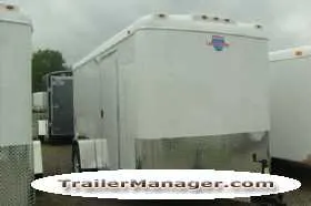 12ft Cargo Trailer Single 3500lb Axle  With Double Door