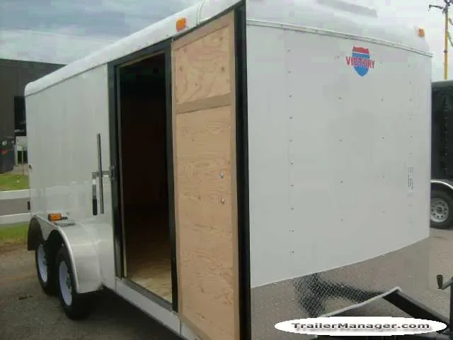 14ft Cargo Trailer With Double Rear Doors