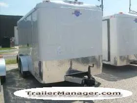 14ft Tandem 3500lb Axle Cargo With Double Door