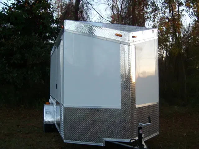 WHITE SA 12FT CARGO/MOTORCYCLE TRAILER