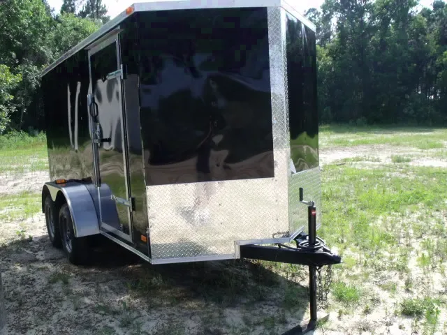 12FT CARGO TRAILER W/TANDEM 3500LB AXLES