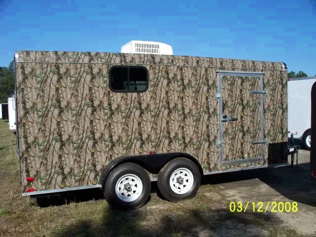 16FT CAMO CARGO TRAILER