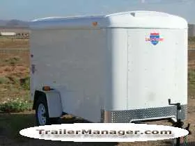 10FT S/A FLAT FRONT CARGO TRAILER