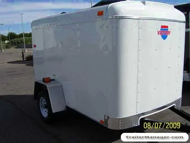 8ft SA Cargo Trailer w/Single Rear Door