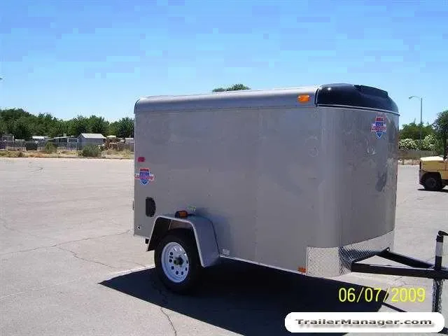Grey 8ft SA Cargo Trailer