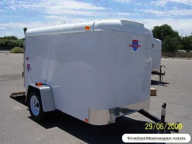 8ft Cargo Trailer w/ Single 3500lb Axle