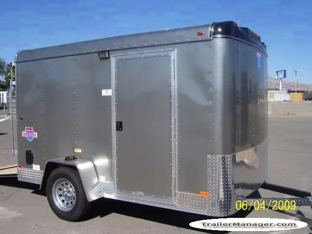 10FT SILVER S/A WITH RAMP AND FLAT FRONT
