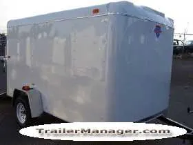 10FT Single Axle WHITE With 1-3500lb Axle