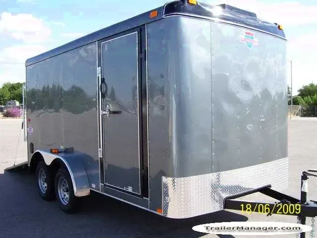 14ft 7K SILVER With Ramp and Flat Front