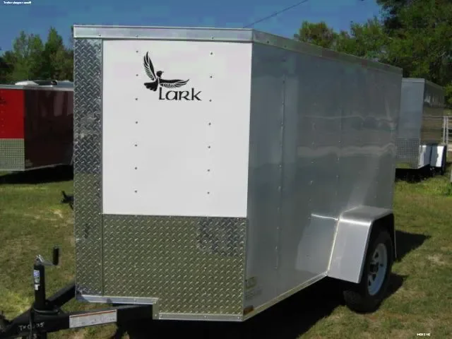 White 8ft Cargo w/ Single Rear Door