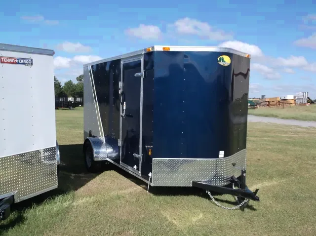 12FT Single Axle Two Toned Black/Silver