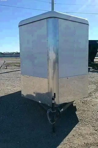 12FT V-Nose Cargo Trailer - SINGLE AXLE