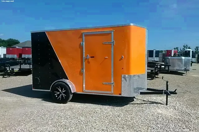 12FT Cargo Trailer-two Tone Harley Colors