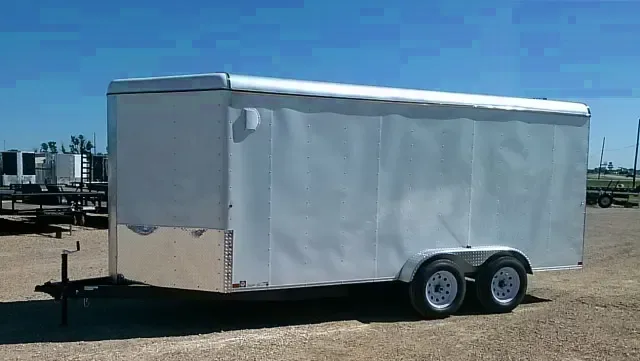 16FT V-Nose Cargo w/Rear Ramp Door