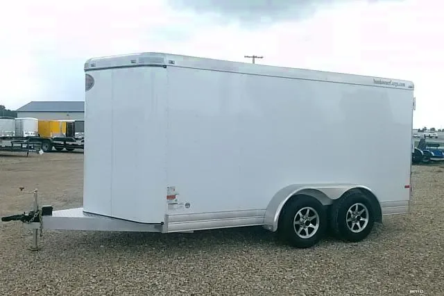 16ft V-NOSE ALUMINUM CARGO TRAILER