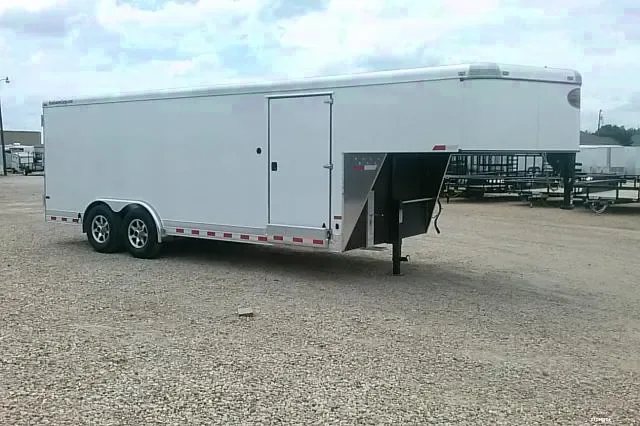 28FT ALUMINUM GOOSENECK CARGO TRAILER