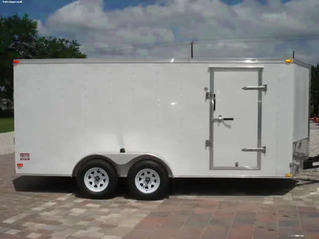 16ft Tandem Axle Cargo w/ Rear Ramp Door