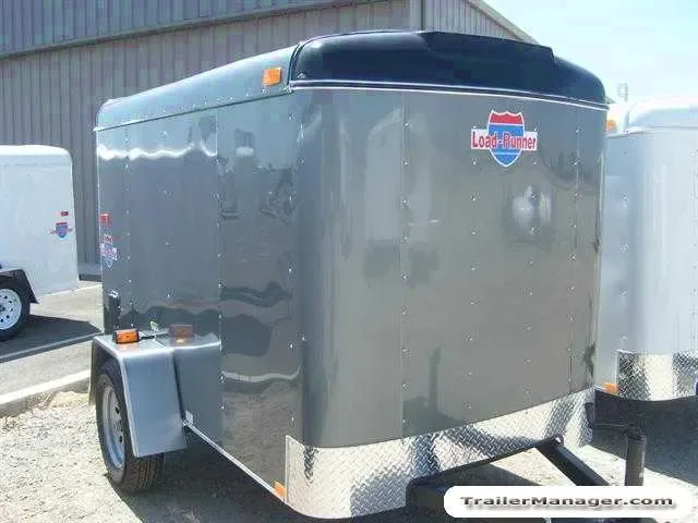 8ft Cargo Trailer With Single Rear Door