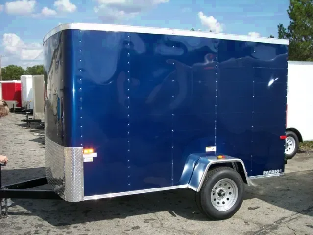 8ft Single Axle With Single Door-Shown w/Optional Spare