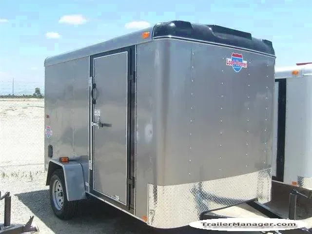 Silver Flat Front 10ft Cargo Trailer