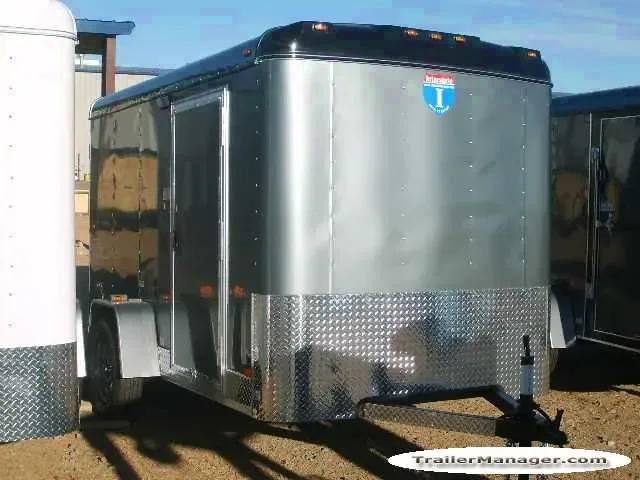 Silver 10ft Cargo w/Double Rear