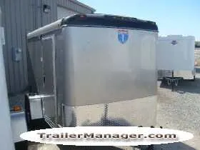 10ft Single Axle SLVR With Ramp-Flat Front