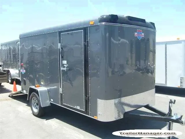 12ft Single Axle CHARCOAL With Ramp w/Spare Tire