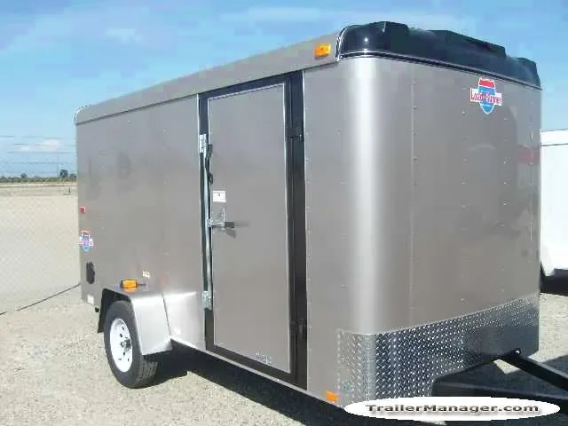 12ft Single Axle CHAMPAGNE With Ramp
