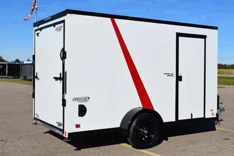 2025 Bravo 6x12 Silver Star Midnight Edition Cargo Trailer - Offer Welcome