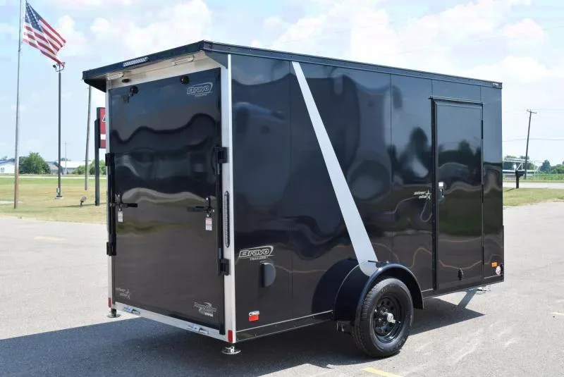 2025 Bravo Silver Star 6x12 Black Cargo Trailer - Your Offer Welcomed