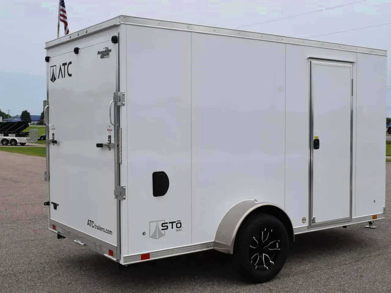 ATC 6x12 STO 300 ALUMINUM CARGO TRAILER