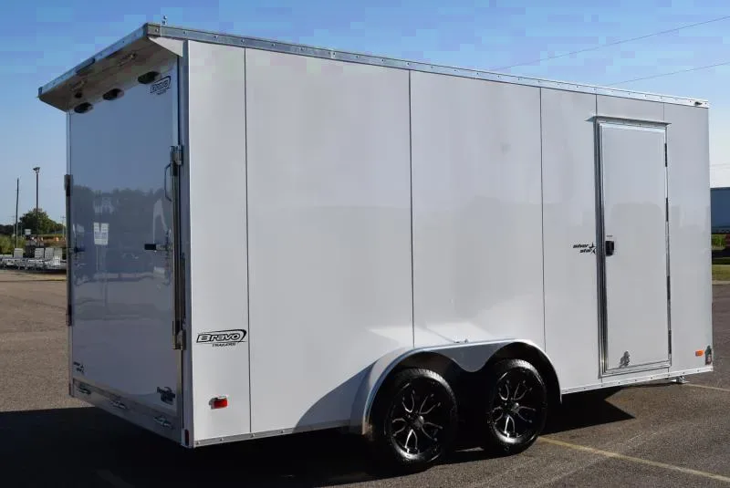 BRAVO 7.5x16 SILVER STAR ALUMINUM CARGO TRAILER