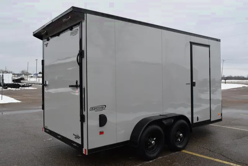 BRAVO 7x14 SCOUT ENCLOSED CARGO TRAILER *MIDNIGHT EDITION*