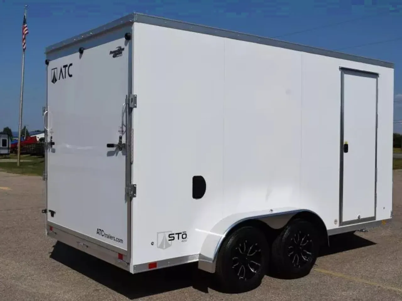 ATC 7x14 STO 400 ALUMINUM CARGO TRAILER