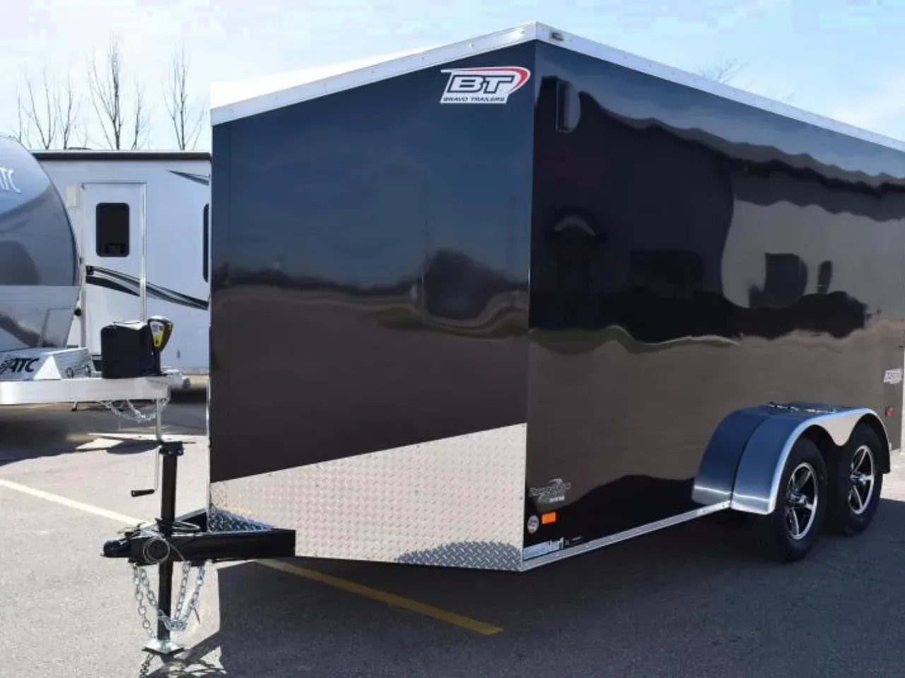 BRAVO SCOUT 7x14 ENCLOSED MOTORCYCLE TRAILER