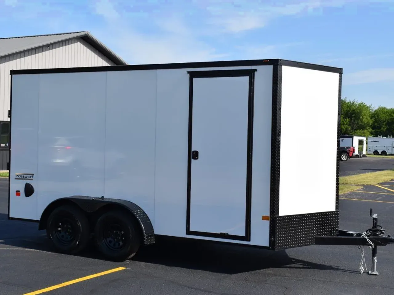 2026 Haulmark Passport Deluxe 7x14 Cargo / Enclosed Trailer Phantom Trim Package