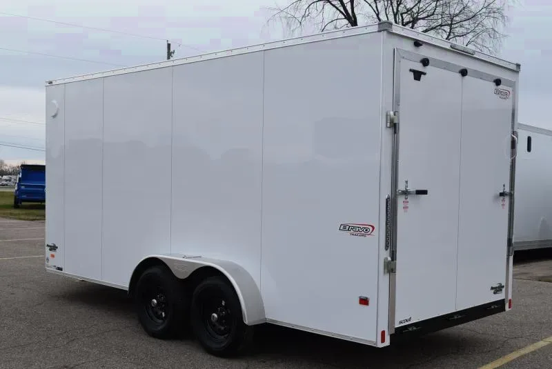 2025 Bravo Scout 7 x 16 Enclosed Cargo Trailer - Schoolcraft, MI