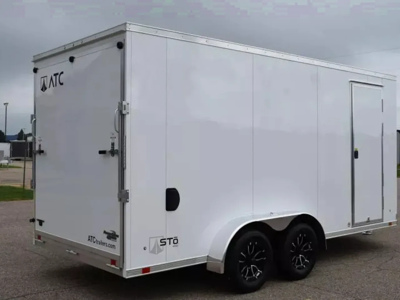 ATC 7x16 STO 400 ALUMINUM CARGO TRAILER