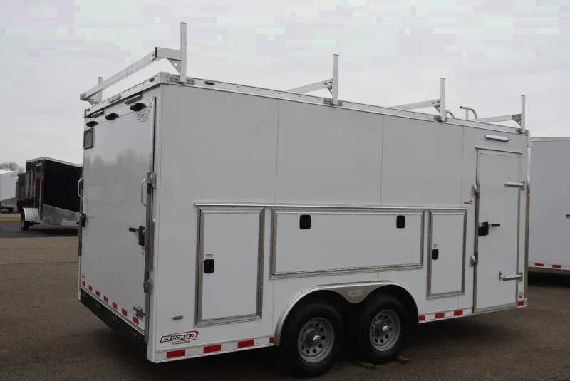 BRAVO STAR 8.5x16 PRO SERIES CONTRACTOR TRAILER w/ REAR RAMP DOOR