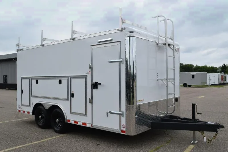 BRAVO STAR 8.5x16 PRO SERIES CONTRACTOR TRAILER w/ REAR DOUBLE DOORS