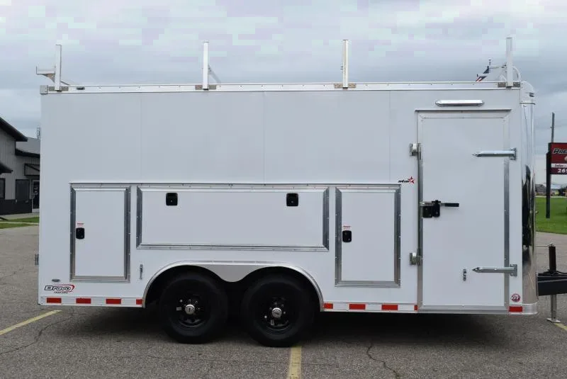 BRAVO STAR 8.5x16 PRO SERIES CONTRACTOR TRAILER w/ REAR DOUBLE DOORS