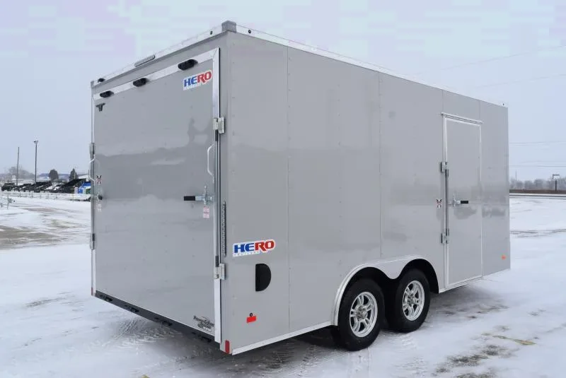 BRAVO HERO 8.5x16 ENCLOSED CARGO TRAILER - 7k GVWR
