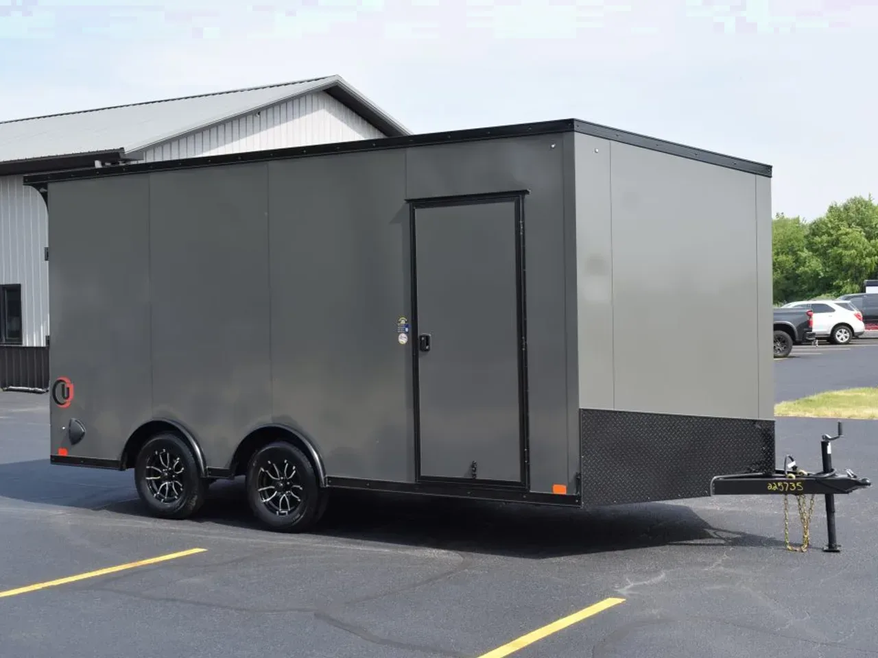 2026 United Trailers UJ 8.5x16 Cargo / Enclosed Trailer Black Trim Package