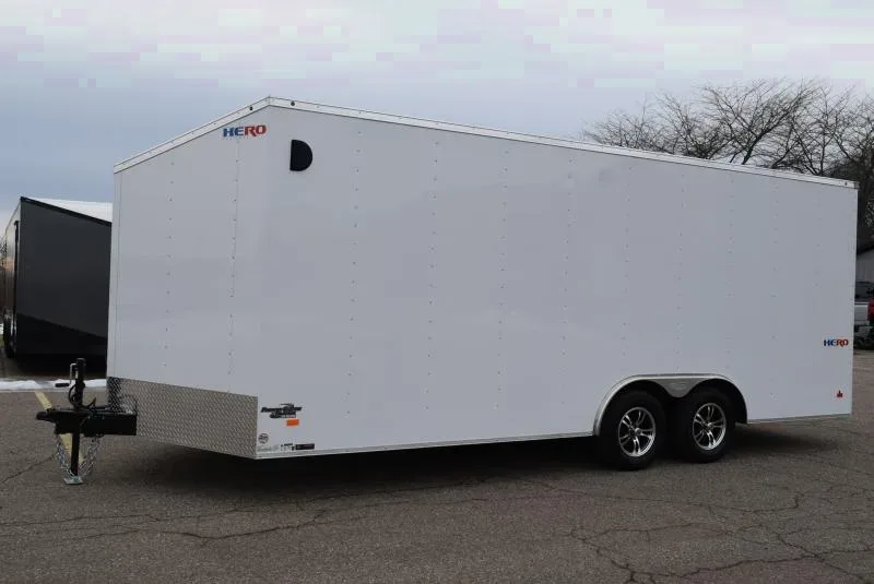 BRAVO HERO 8.5x20 ENCLOSED CARGO TRAILER - 7k GVWR
