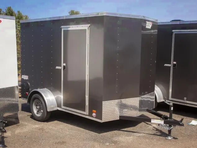 10ft S/A Enclosed Cargo Trailer-Charcoal