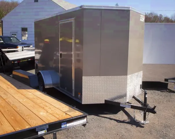 Pewter 12ft Single Axle Enclosed Cargo Trailer