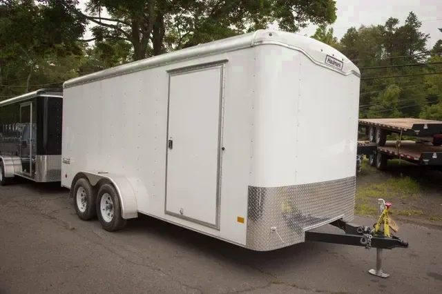 16ft Tandem Axle Cargo Trailer-White