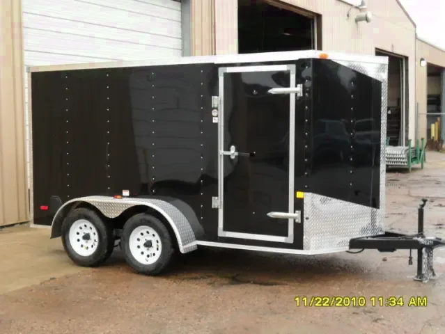 12ft TA Cargo Trailer w/Ramp Door