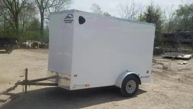 2025 American Hauler Arrow 5.5x11.5 Enclosed Cargo Trailer - White - Special Pricing Available