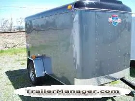 10FT Single Axle SILVER  With Single Door